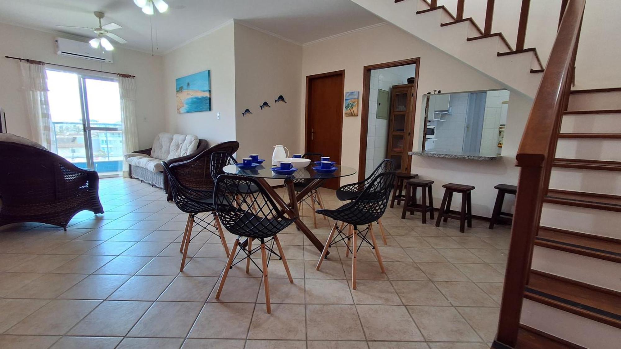 Cobertura Duplex Com Ar Condicionado Na Grande De Apartment Ubatuba